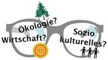 Durch die Brille kann die Thematik unter ökonomischen, ökologischen und sozio-kulturellen Perspektiven betrachtet werden.